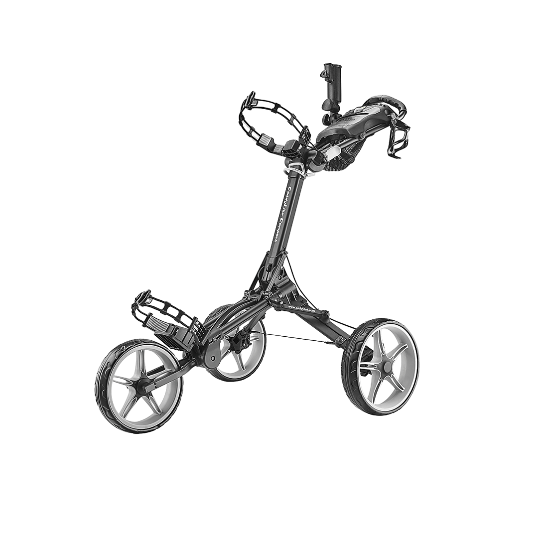 CaddyTek CaddyLite Compact - Golftralle med 3 hjul - Dark Grey