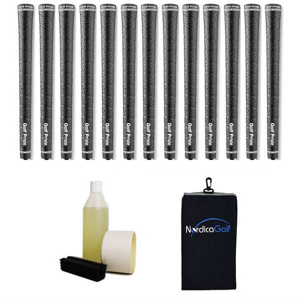 Golf Pride Tour Wrap 2G Black 13 grep, klemme, væske, teip, håndklær