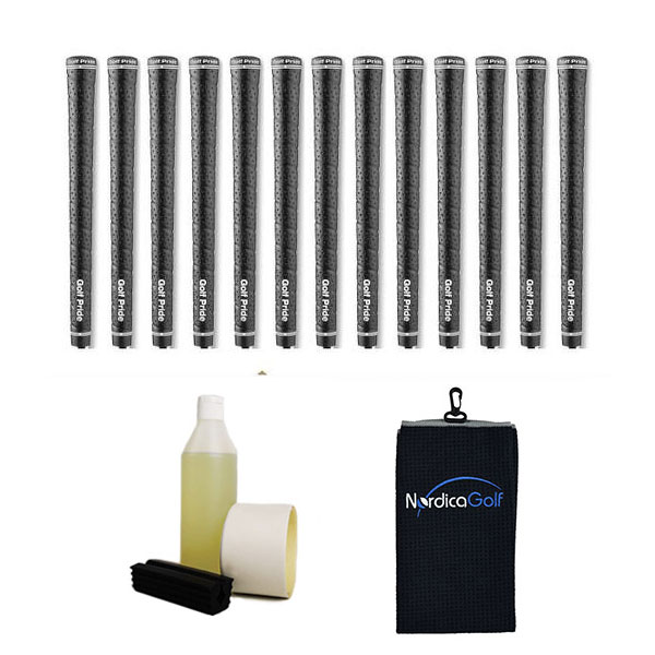 Golf Pride Tour Wrap 2G Midsize Black 13 grep, klemme, væske, teip, håndklær