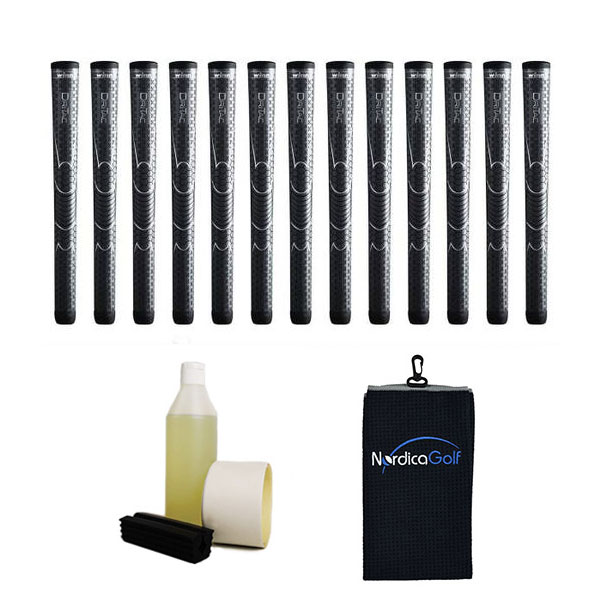 Winn DriTac Jumbo Dark Grey 13 grep, klemme, væske, teip, håndklær
